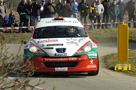 Brian Madsen fører i kampen om Mekonomen Rally Championship forud for Tegee-Dan Rally.